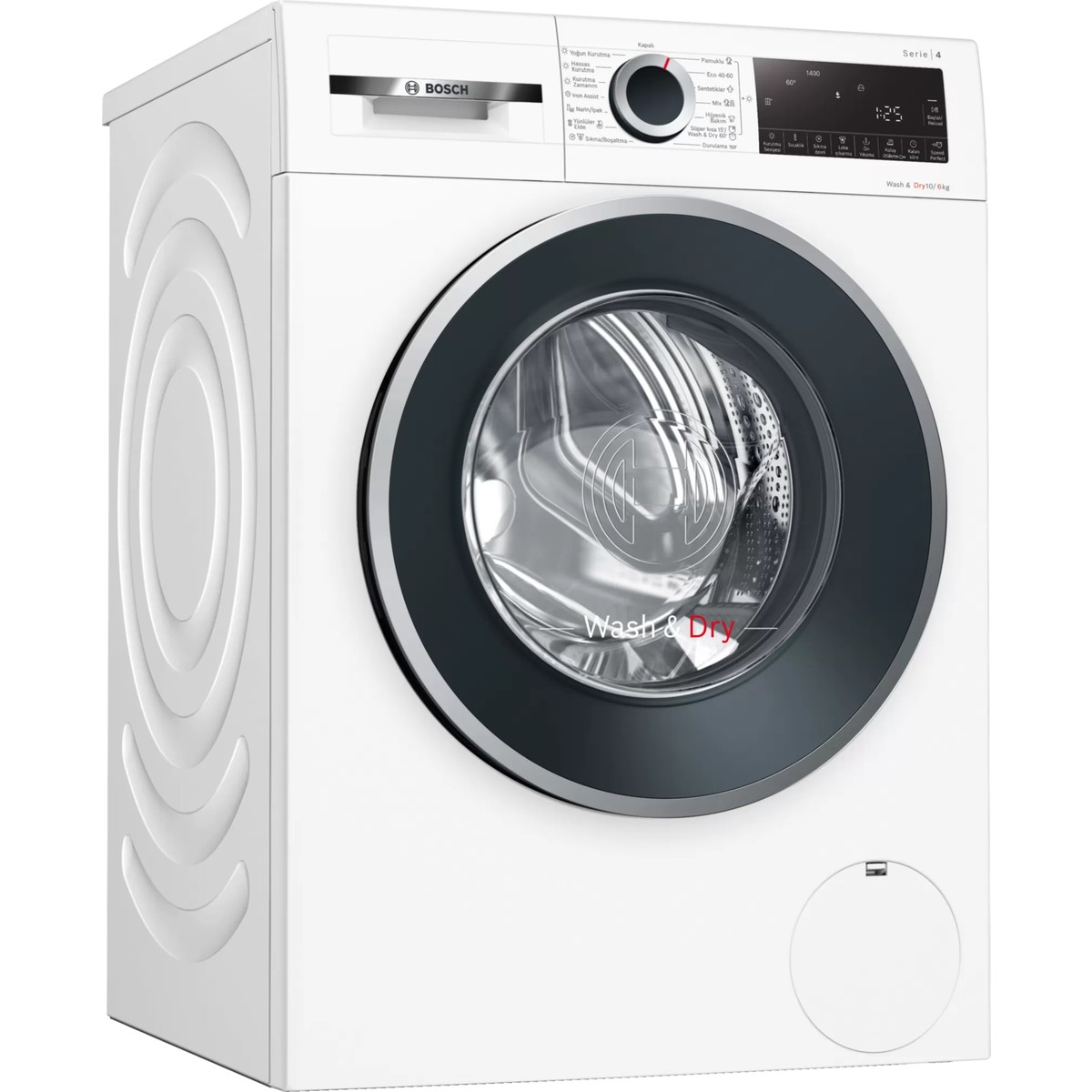 Bosch WNA254X1TR 1400 Devir 10 kg Yıkama / 6 kg Kurutmalı Çamaşır Makinesi