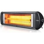 Kumtel 2500W Ecoplus Ayaklı Infrared Siyah Ufo Soba Ayak Hediyeli ( Ayak Dahil) - Görsel 2