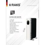 Raks Elektrikli Yağlı Radyatör Perge Plus 2300 Watt Kumandalı - Görsel 2