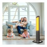 UFO Micatronic Serisi Kule Tipi 2400 W Infrared Isıtıcı – Metal Gövdeli, Kapalı ve Açık Alan Kullanımına Uygun, 111,3×37,6×40,3 cm - Görsel 5