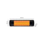UFO Omri 1200 W Termostatlı Hem Yatay Hem Dikey Isıtıcı - Görsel 4