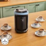 Karaca Hatır Hüps Sütlü Türk Kahve Makinesi Vintage Blue - Görsel 3