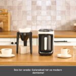 Karaca Hatır Hüp 2 In 1 Türk Kahve Makinesi / Filtre Kahve Makinesi Soft Cream - Görsel 3