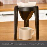 Karaca Hatır Hüp 2 In 1 Türk Kahve Makinesi / Filtre Kahve Makinesi Soft Cream - Görsel 4