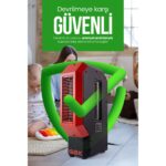Gbk Mühendislik Ve Makine Fanlı Isıtıcı 3400W  Ev, Atölye, Ofis, Prefabrik Yapı Için Uygun - Görsel 5