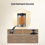 Dreo Atom 416 Akıllı Elektrikli Isıtıcı – Hızlı Isıtma, Sessiz Çalışma, Enerji Tasarruflu Kompakt Tasarım - Görsel 3