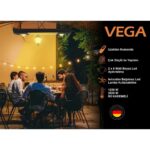 Mirkraft Vega 2500W Sarkıt Tipi Karbon Infrared Isıtıcı Kumandalı LED Aydınlatmalı - Görsel 4