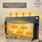Mirkraft Econ 110 Antrasit Dijital Konvektör Isıtıcı Yüksek Performanslı Isıtma - Görsel 2